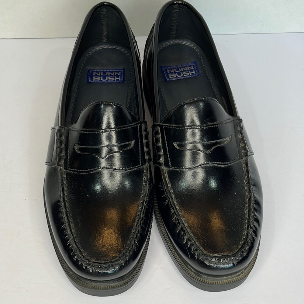 Nunn Bush Men's Black Loafers Size 11 W USED excellent condition